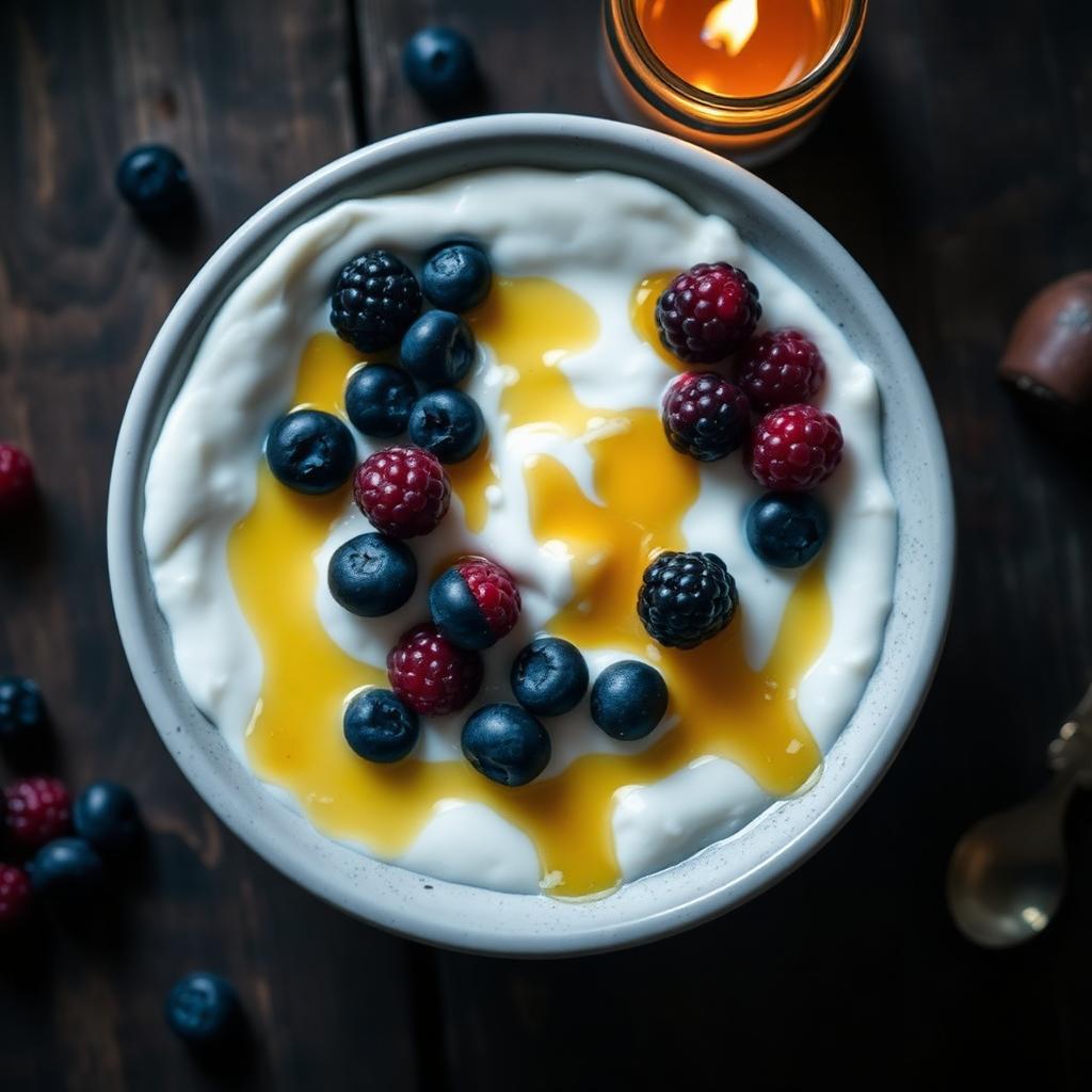 Honig-Skyr mit Waldbeeren — Wikinger Museum Saarbrücken